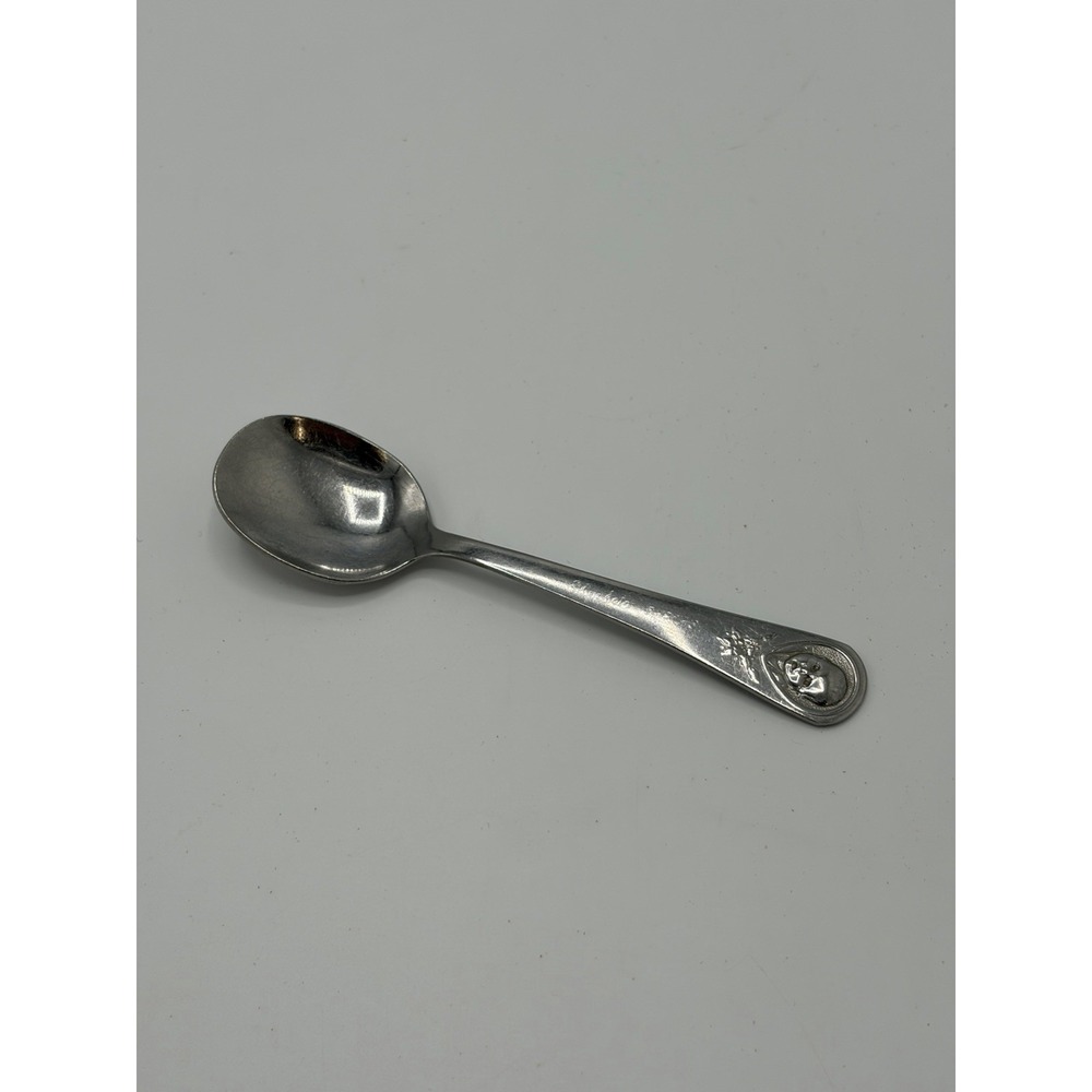 Vintage Gerber Baby Infant Spoon ONEIDA Stainless Engraved  Elizabeth 6-27-81